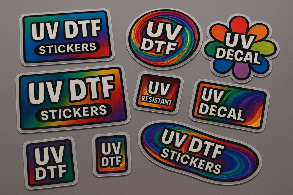 DTF UV stickers collection